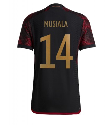 Tyskland Jamal Musiala #14 Udebanetrøje VM 2022 Kort ærmer